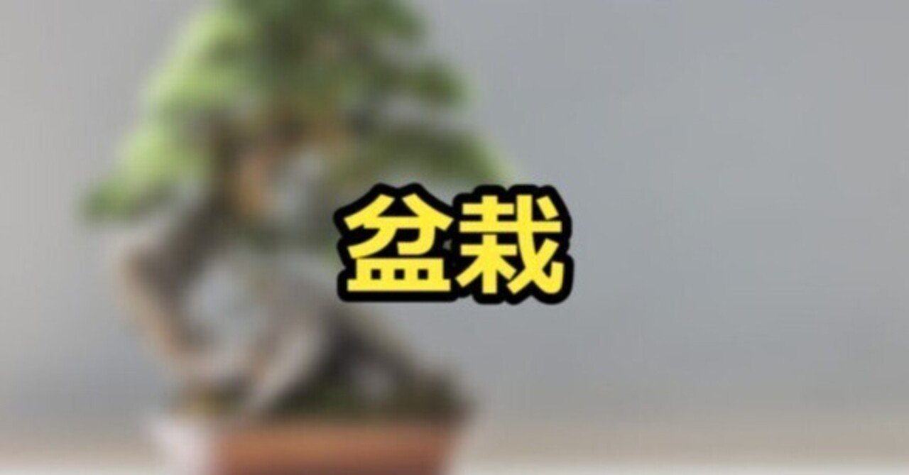 盆栽の樹形