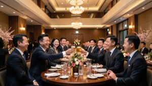 菓子業界の新春賀礼会