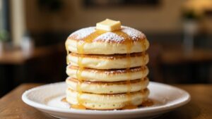 スフレパンケーキ