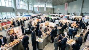 食品展示会の会場