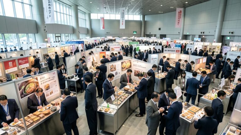 食品展示会の会場