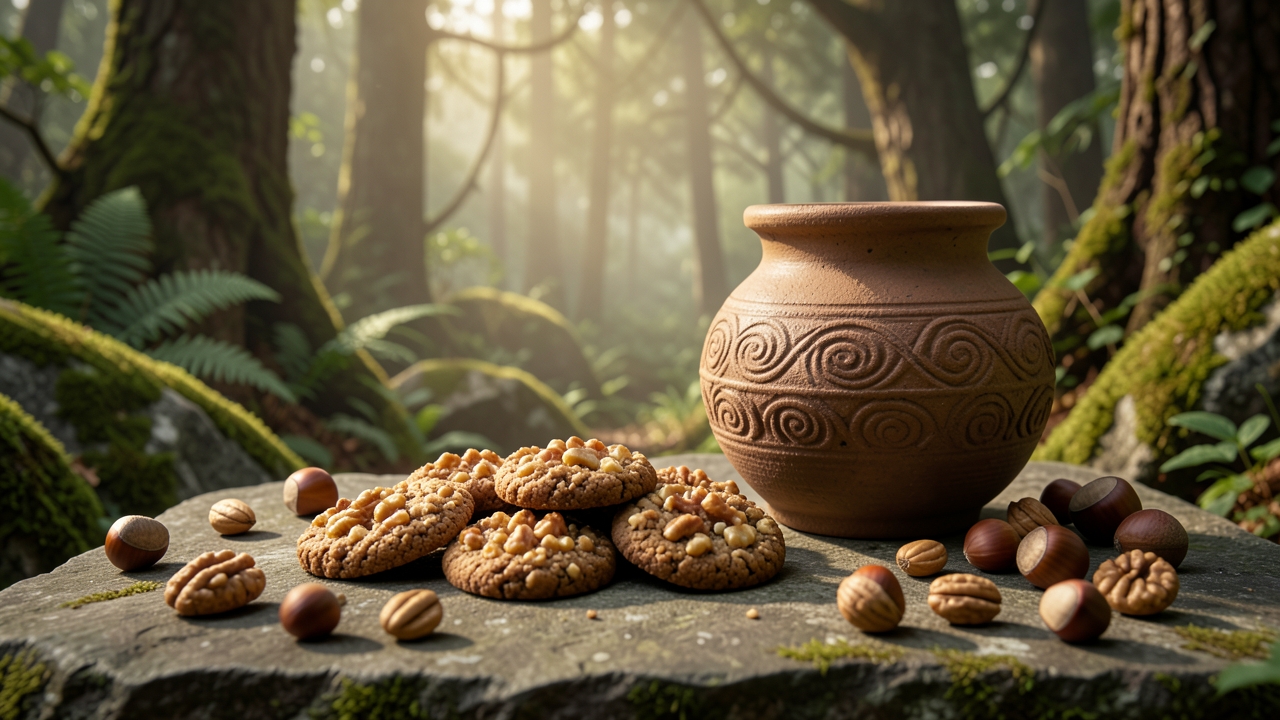 縄文時代のお菓子|縄文クッキー